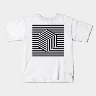 Square Opart Kids T-Shirt